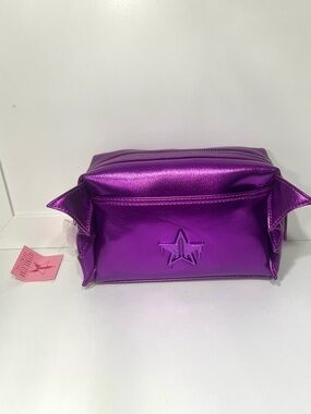Jeffree Star Cosmetics Purple Halloween Bat Makeup Bag